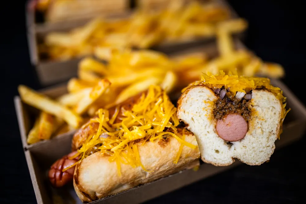 Blue Monkey Hot Dog